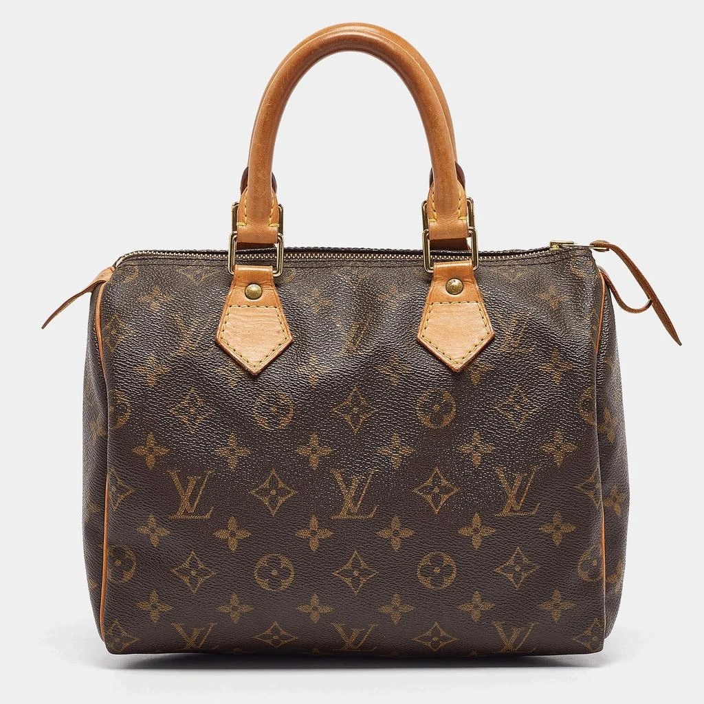 Louis Vuitton Louis Vuitton Monogram Canvas and Leather Speedy 25 Bag 1