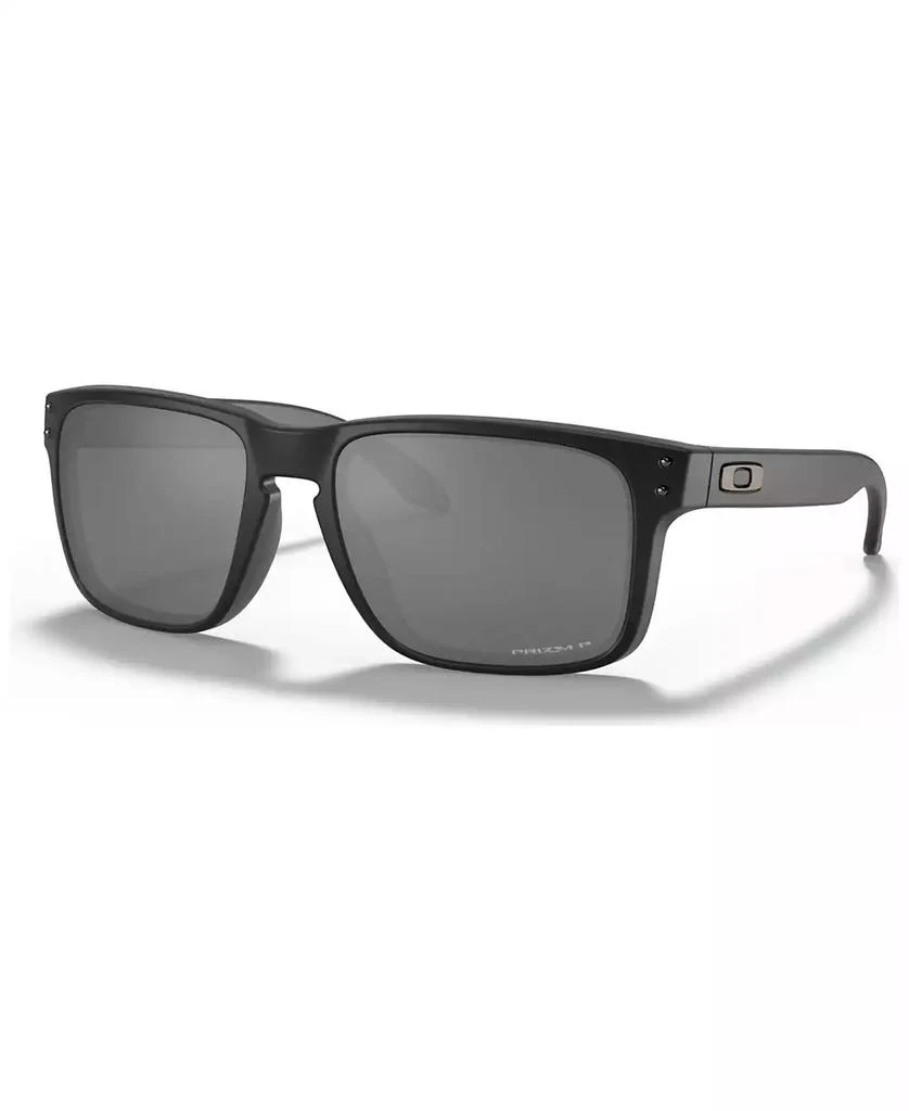 Oakley Men's Polarized Low Bridge Fit Sunglasses, OO9244 Holbrook 56 1