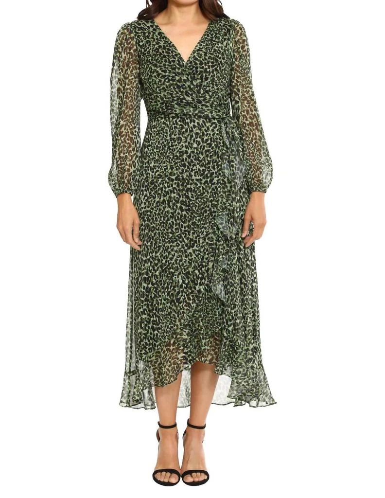 green emerald velvet dress London Times Women's Dresses Women's Mock Neck Short Puff Sleeve Fit and  Flare - Professional Work Dress