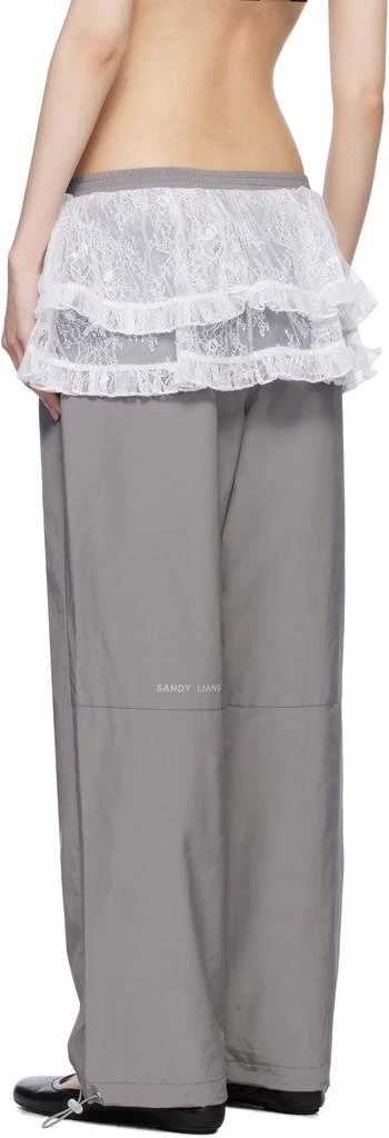 Sandy Liang Gray Rodez Trousers 4