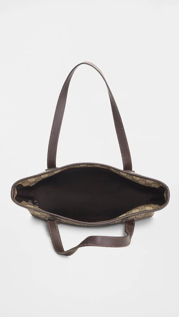 What Goes Around Comes Around Gucci Brown Coated Canvas Supreme Tote 4