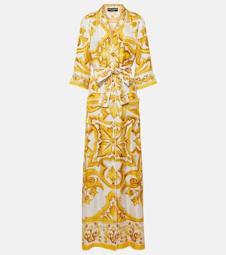 Shop Majolica silk twill maxi dress on Sale at BeyondStyle – Get