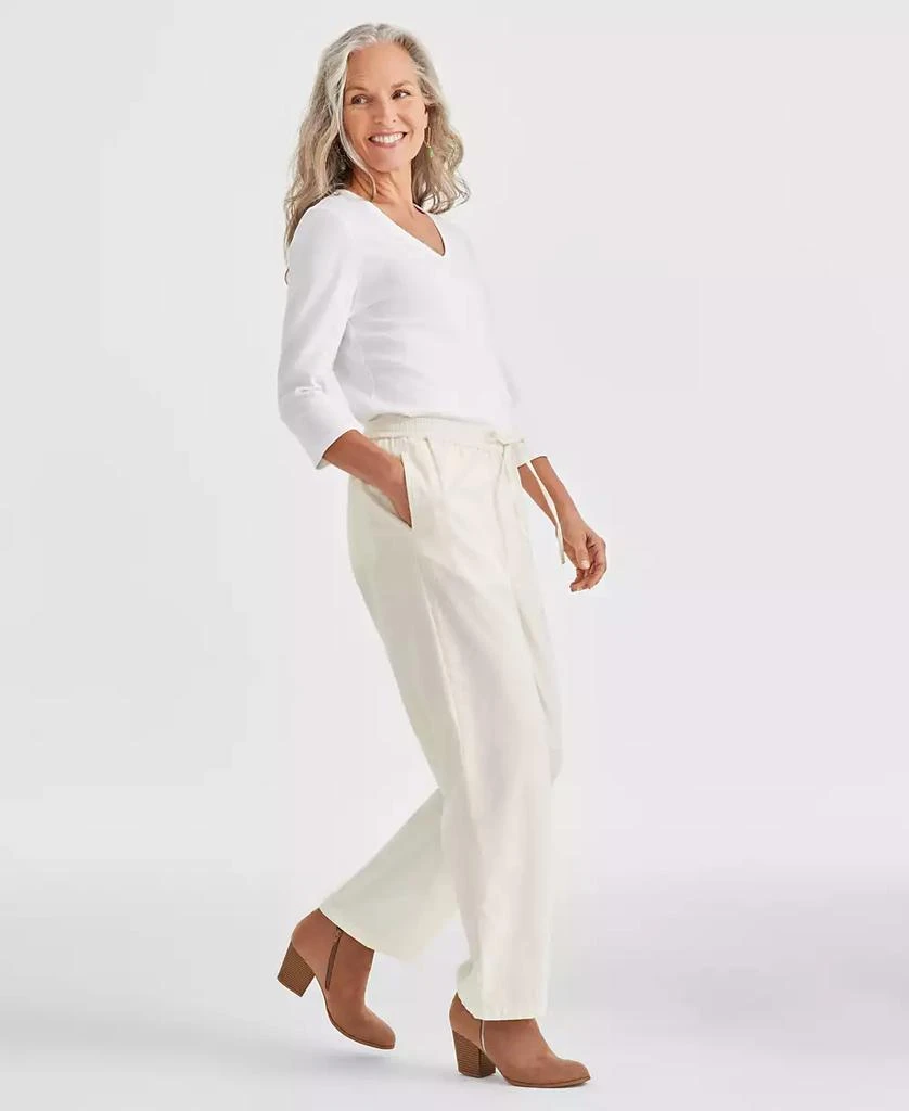 Style & Co Women's Cotton Corduroy Drawstring Pants, Created for Macy's 3