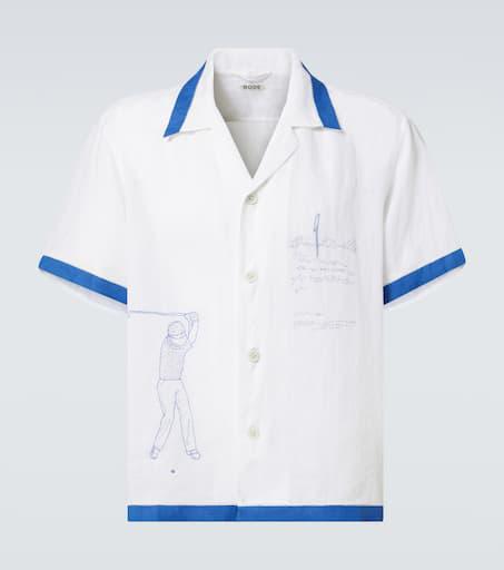 BODE Club Champion embroidered linen shirt