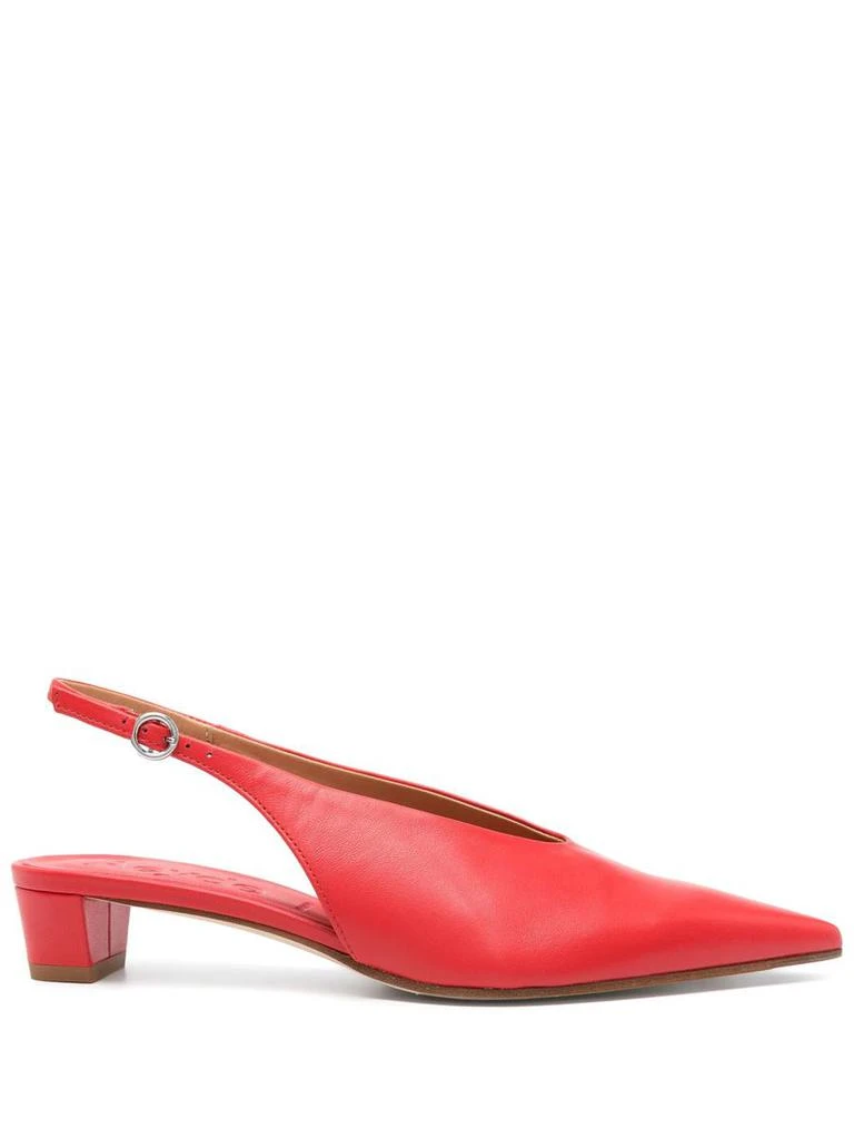 AEYDE Aeyde Oti Nappa Leather Red Shoes 1