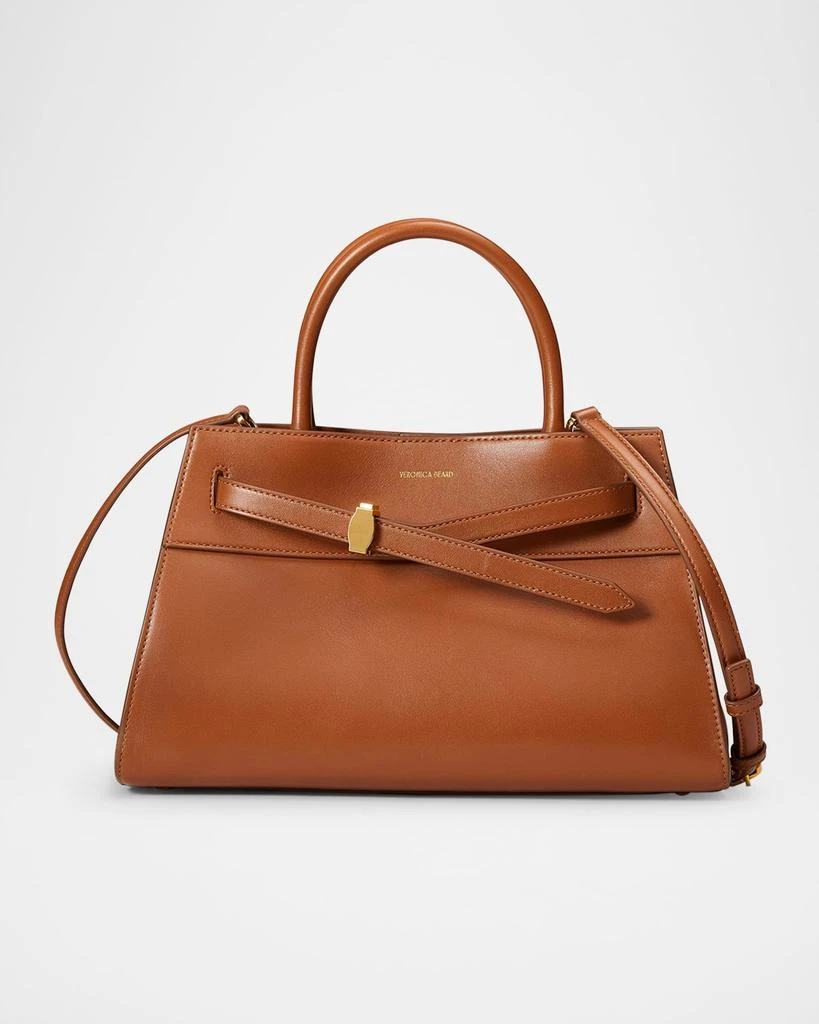 VERONICA BEARD Dash Belt Leather Top-Handle Bag