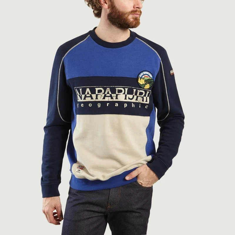 NAPAPIJRI Bishop C sweater Medieval Blue NAPAPIJRI 1