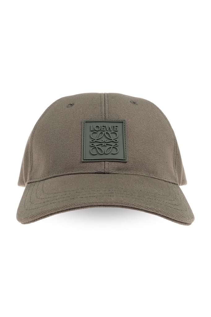 ☆関税込み☆【LOEWE】Logo embroidered baseball cap LOEWE logo-patch Cotton Cap | Black | FARFETCH