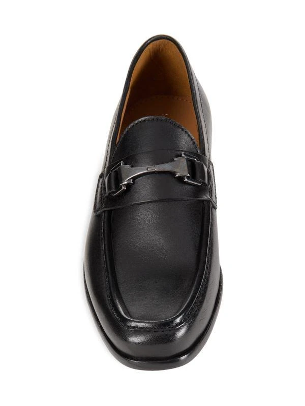 Saks Fifth Avenue Dean Leather Bit Loafers 5