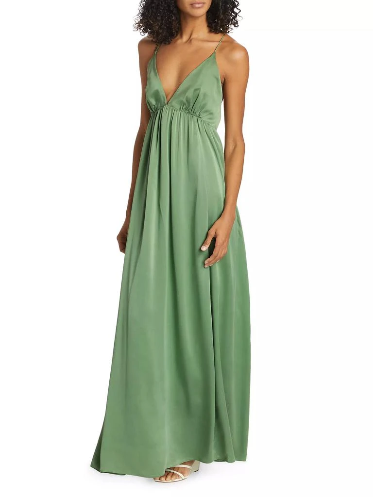 Zimmermann Silk Plunge Slip Gown 4