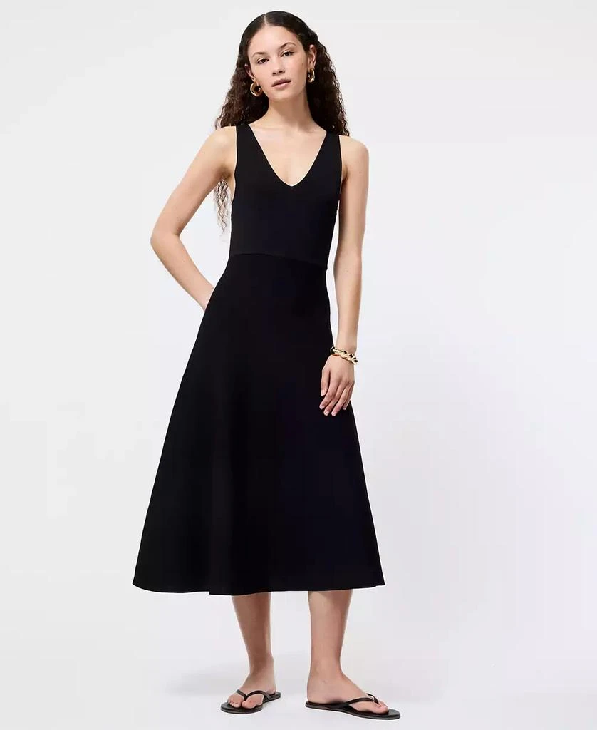 French Connection Women
s V-Neck Fit 
Flare Midi Dress 3