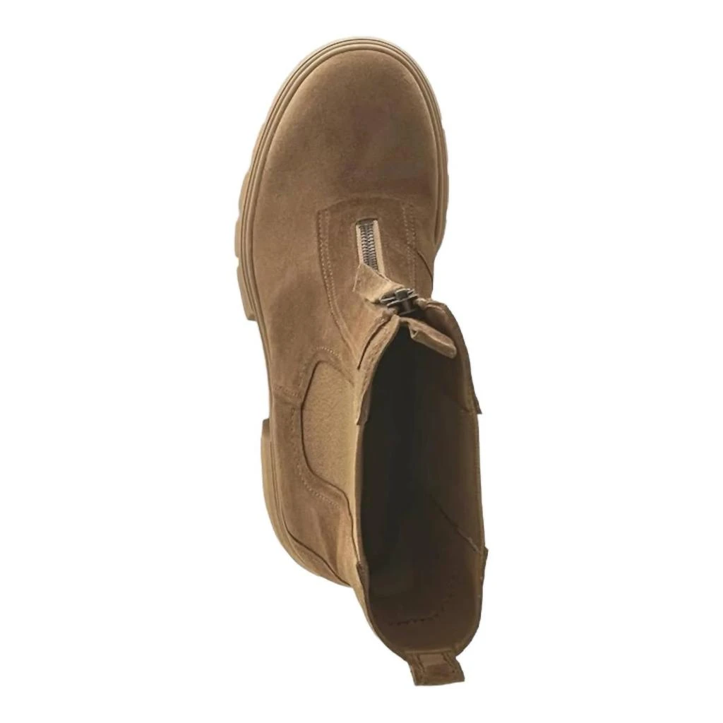 Gabor Women's Zip Closure Boots In Lion (Caramel) Suede 4