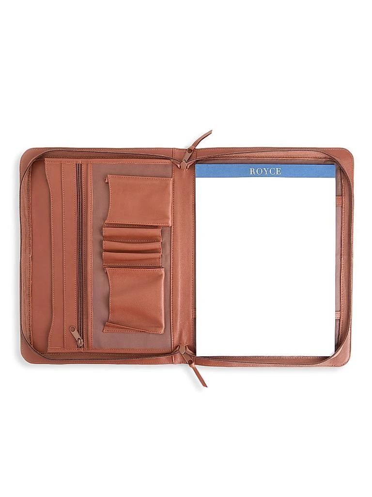 ROYCE New York Royce New York Zippered Writing Portfolio Organizer 1
