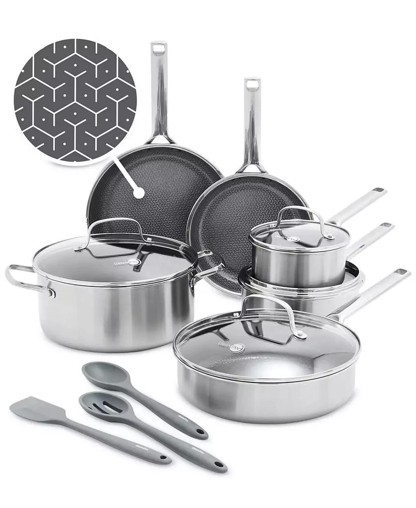 Greenpan Apex Hybrid Ceramic Nonstick 14-Pc. Cookware Set. Exclusively at Macy's 1