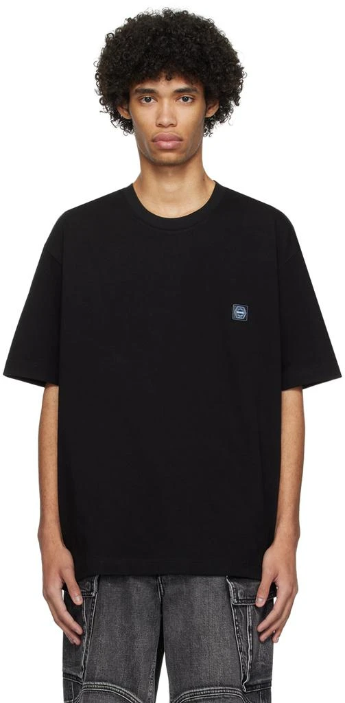 Solid Homme Black Graphic T-Shirt 1