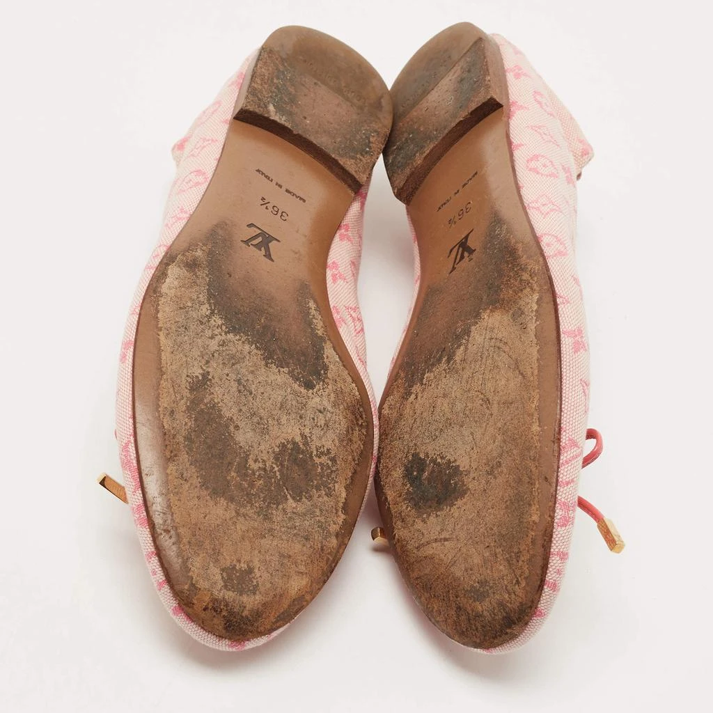 Louis Vuitton Louis Vuitton Pink Monogram Canvas Mini Lin Ballet Flats Size 36.5 6