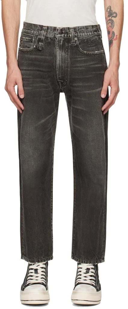 R13 Gray Boyfriend Jeans 1