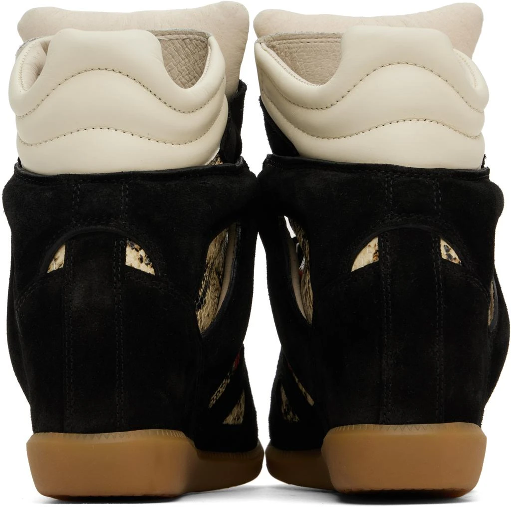 Isabel Marant Black & Beige Bekett Sneakers 2