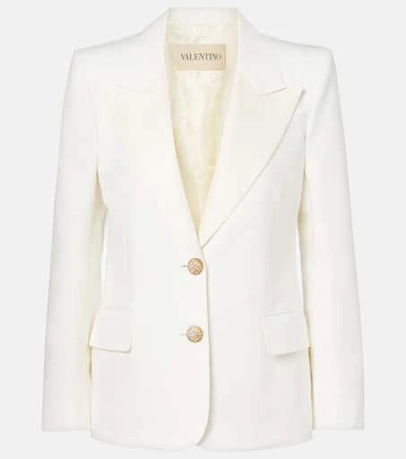 Valentino Cotton and linen blazer 1