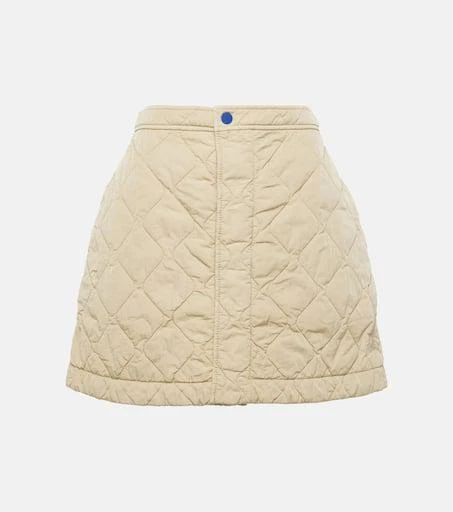 Burberry Quilted high-rise miniskirt 1