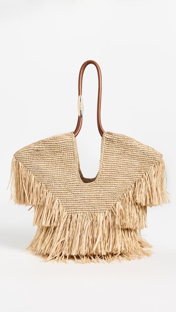 Zimmermann Goldentime Medium Fringe Tote