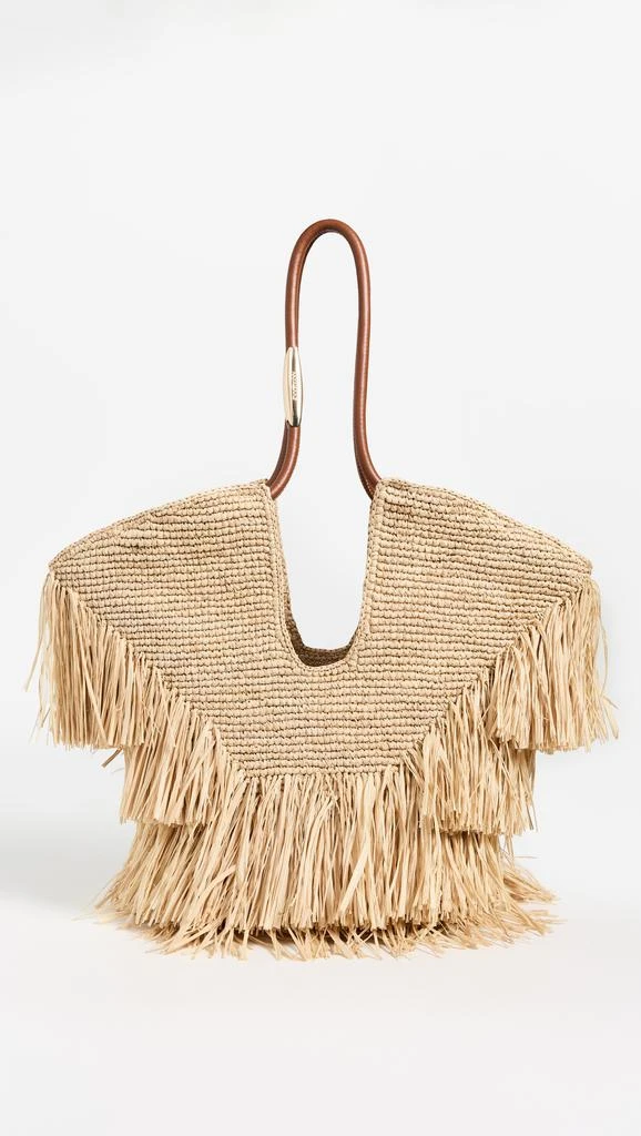 Zimmermann Goldentime Medium Fringe Tote 1