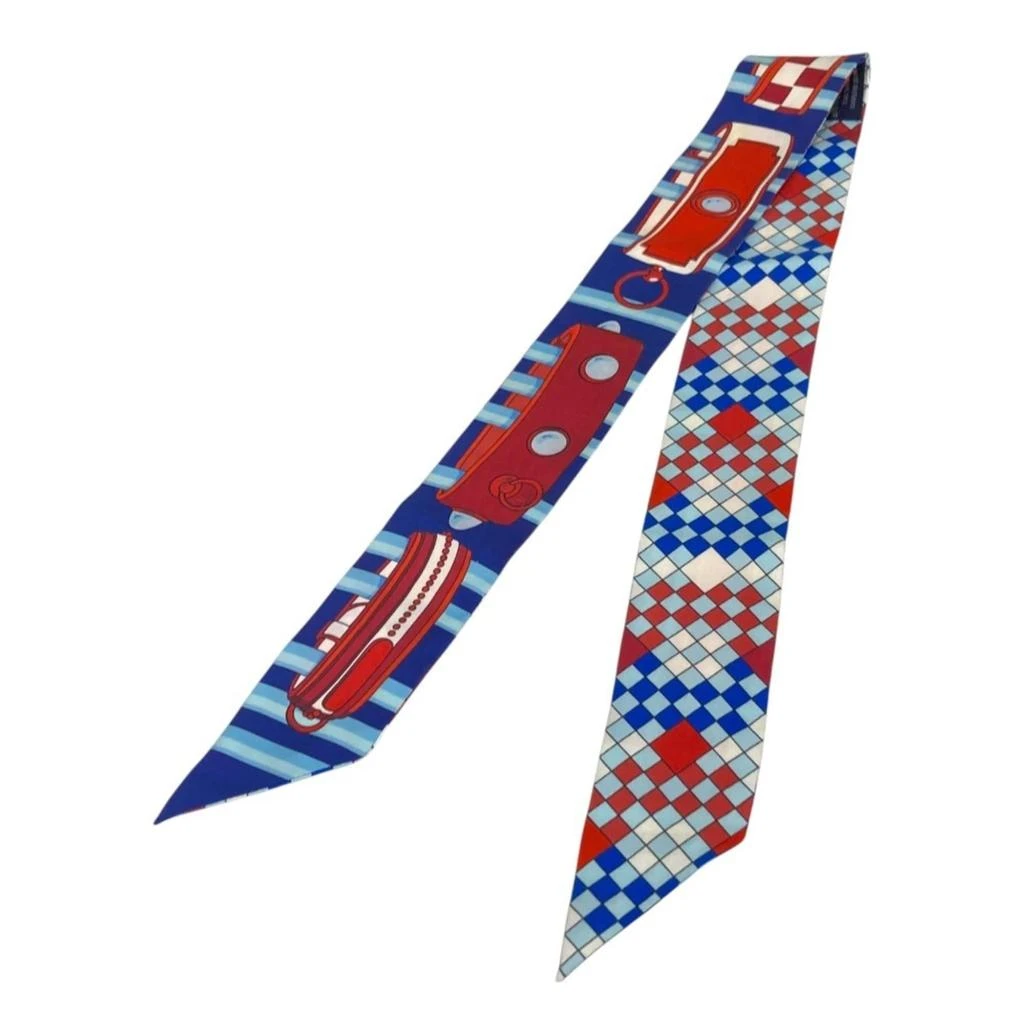 Hermes Twilly blue Scarf (Pre-Owned) 2