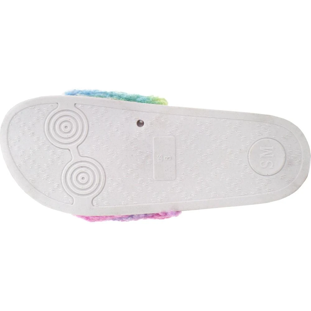 Steve Madden Shear Faux Fur Tie Dye Slippers 5