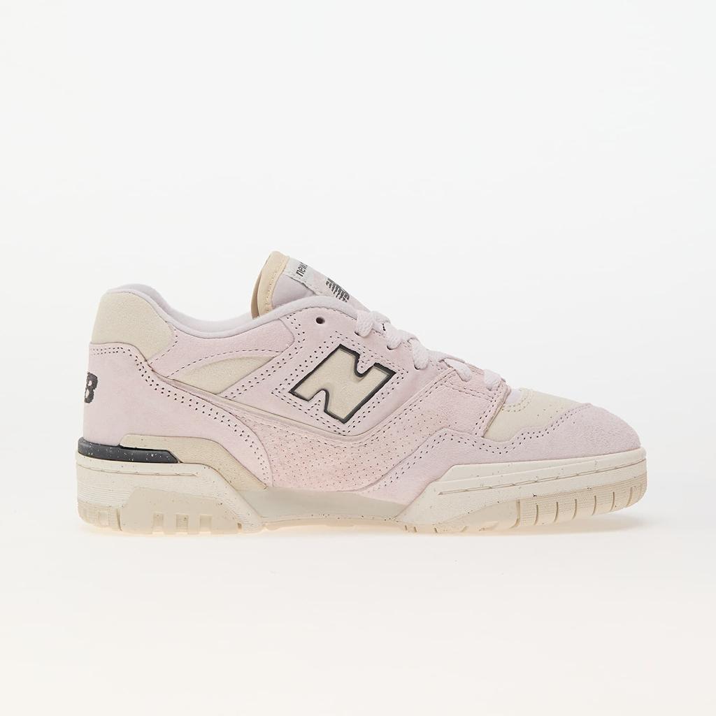 New Balance 550 BBW550RC Sneaker Women's Pink White Leather Comfort Shoes DWA405 (Pink,9.5)