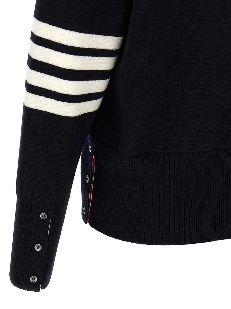 Thom Browne Thom Browne 4-Bar Striped Straight Hem Cardigan 4