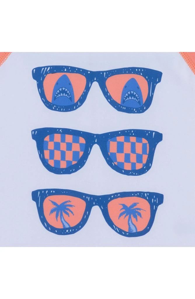 Andy & Evan Long Sleeve Rashguard & Swim Trunks Set 3