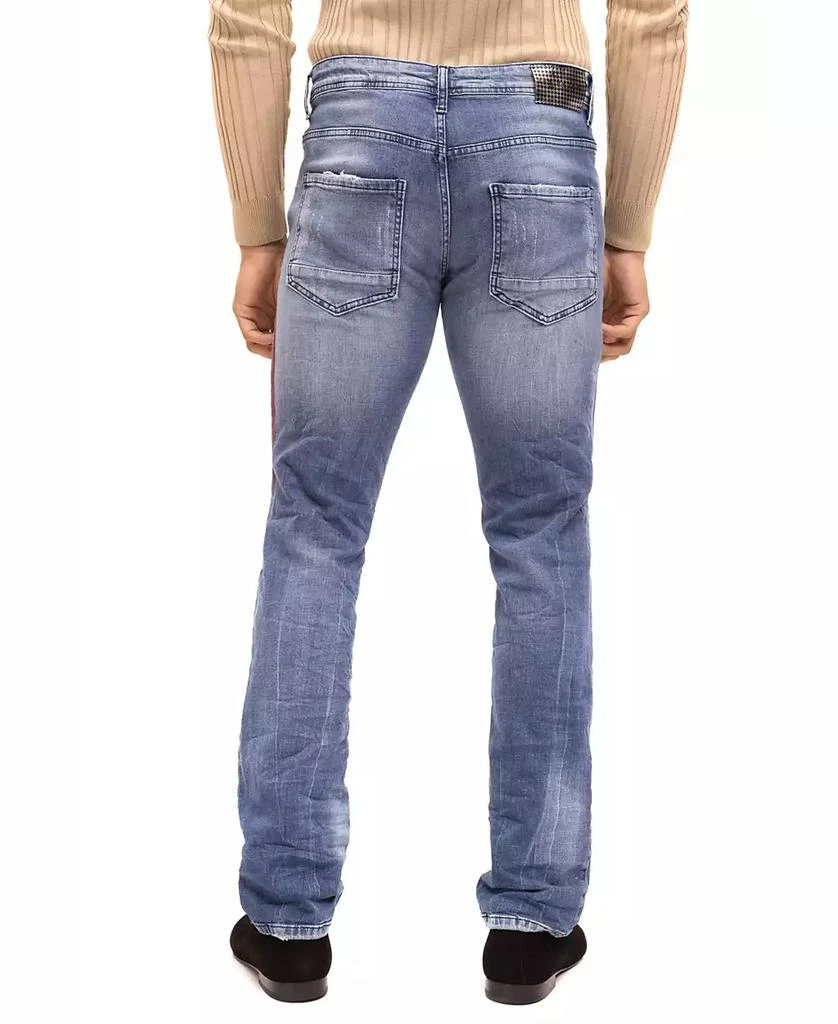 RON TOMSON Men's Modern Stripe Denim Jeans 2