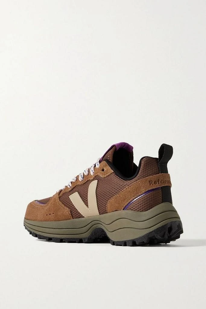 Veja Venturi suede and leather-trimmed Alveomesh sneakers 3