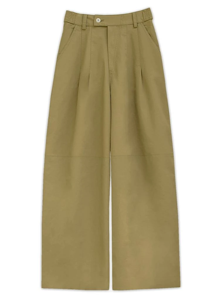 Pixie Market Baggy Khaki Button Pants-BESTSELLER 6