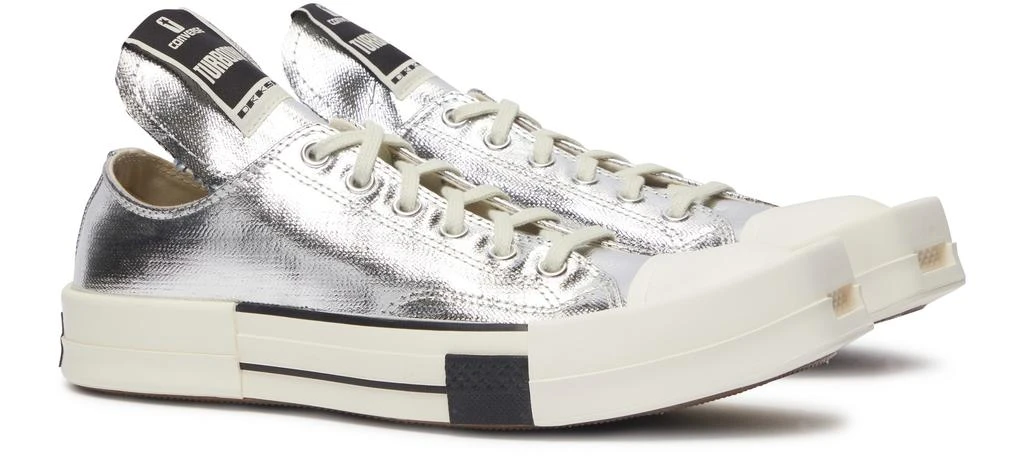 RICK OWENS Turbodrk sneakers x Converse low silver 3