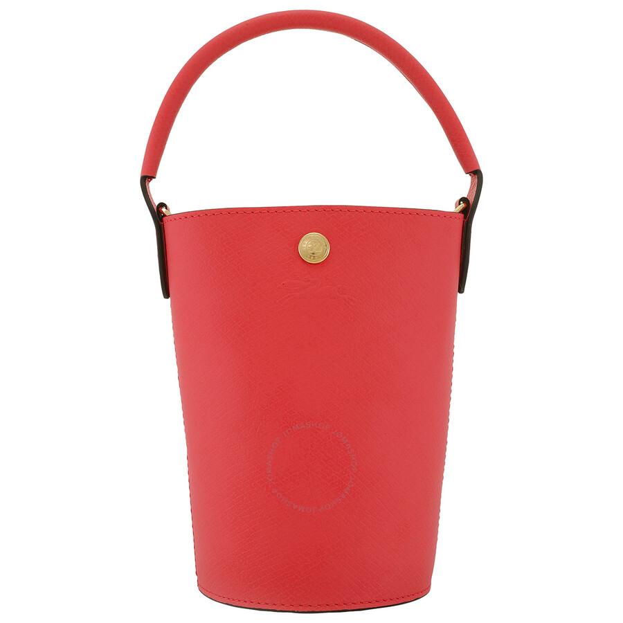 Longchamp Longchamp Épure Logo Embossed Small Bucket Bag