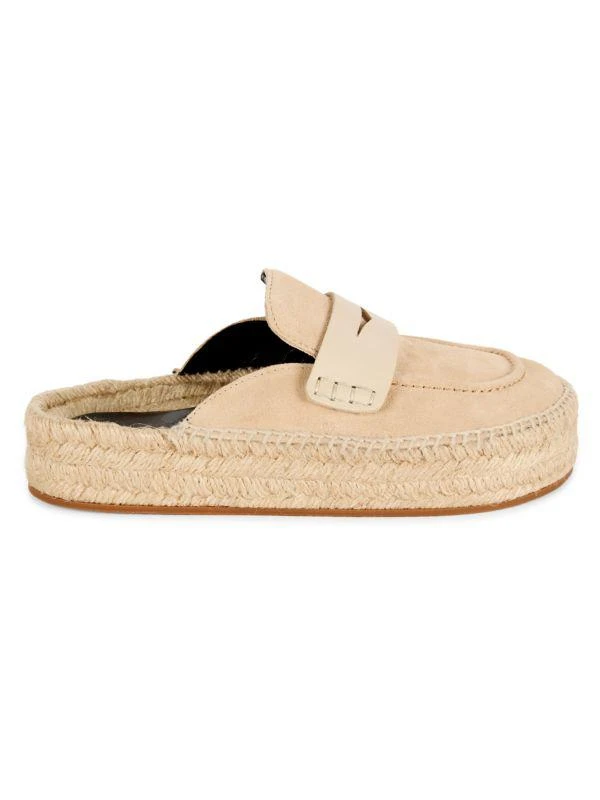 JW Anderson Suede Platform Espadrille Mules 1