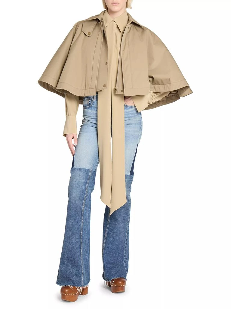 Chloé Cape Tie-Neck Coat 2