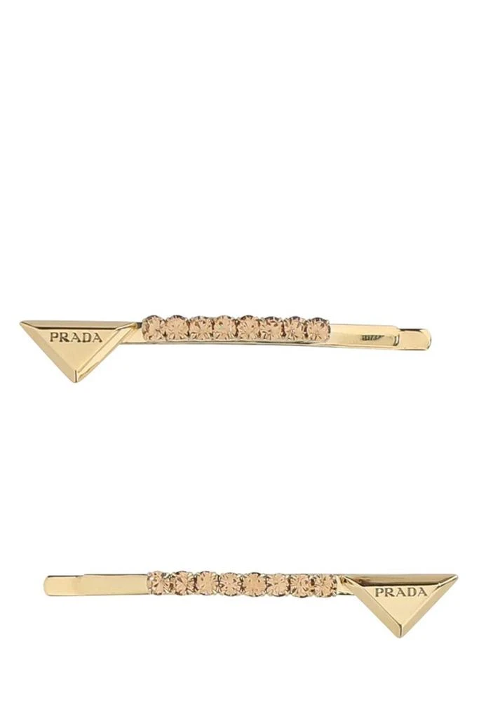 Prada Prada Embellished Hair Slides 1