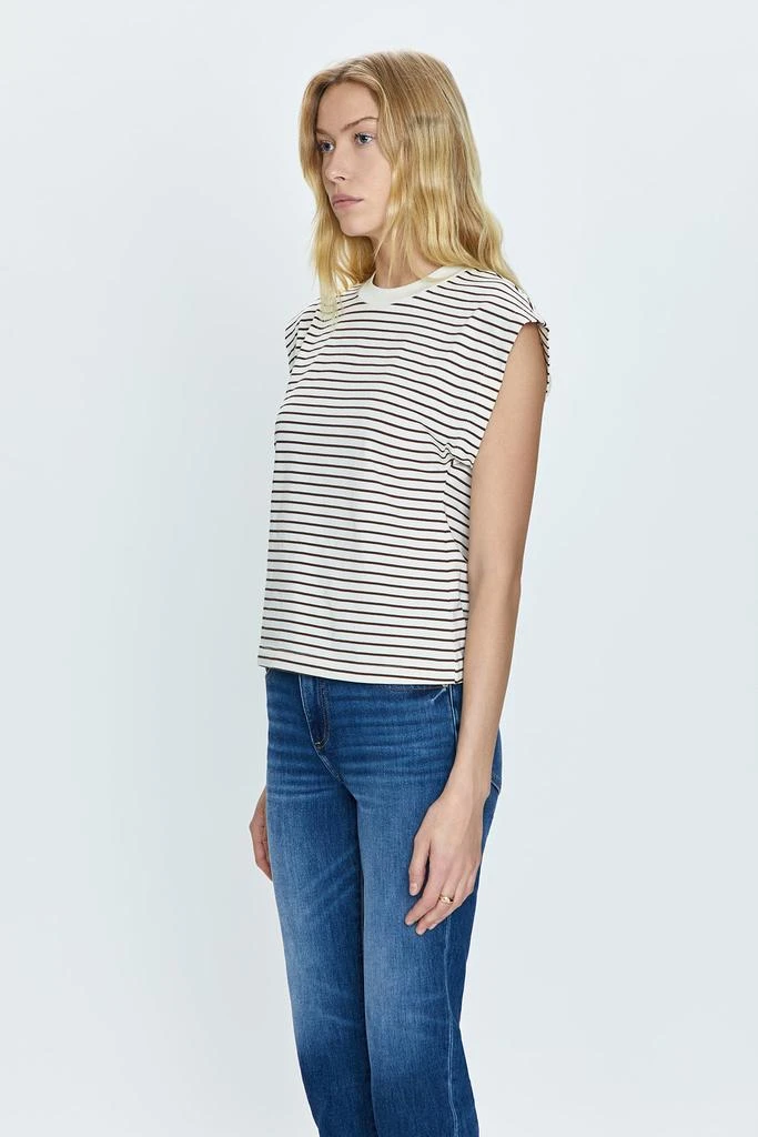 Pistola Denim Marina Tee - Chestnut Stripe 3