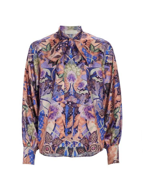 Zimmermann Celestial Tieneck Blouse 6