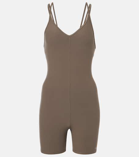 オールインワン・サロペット [Alo Yoga] Alosoft Melody Full Length Bootcut Onesie Alosoft Melody Full Length Bootcut Onesie - Black | ALO
