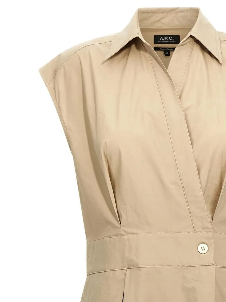 A.P.C. COTTON WRAP DRESS 3