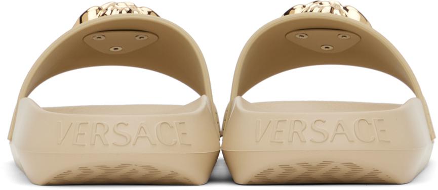 Versace Beige Palazzo Slides