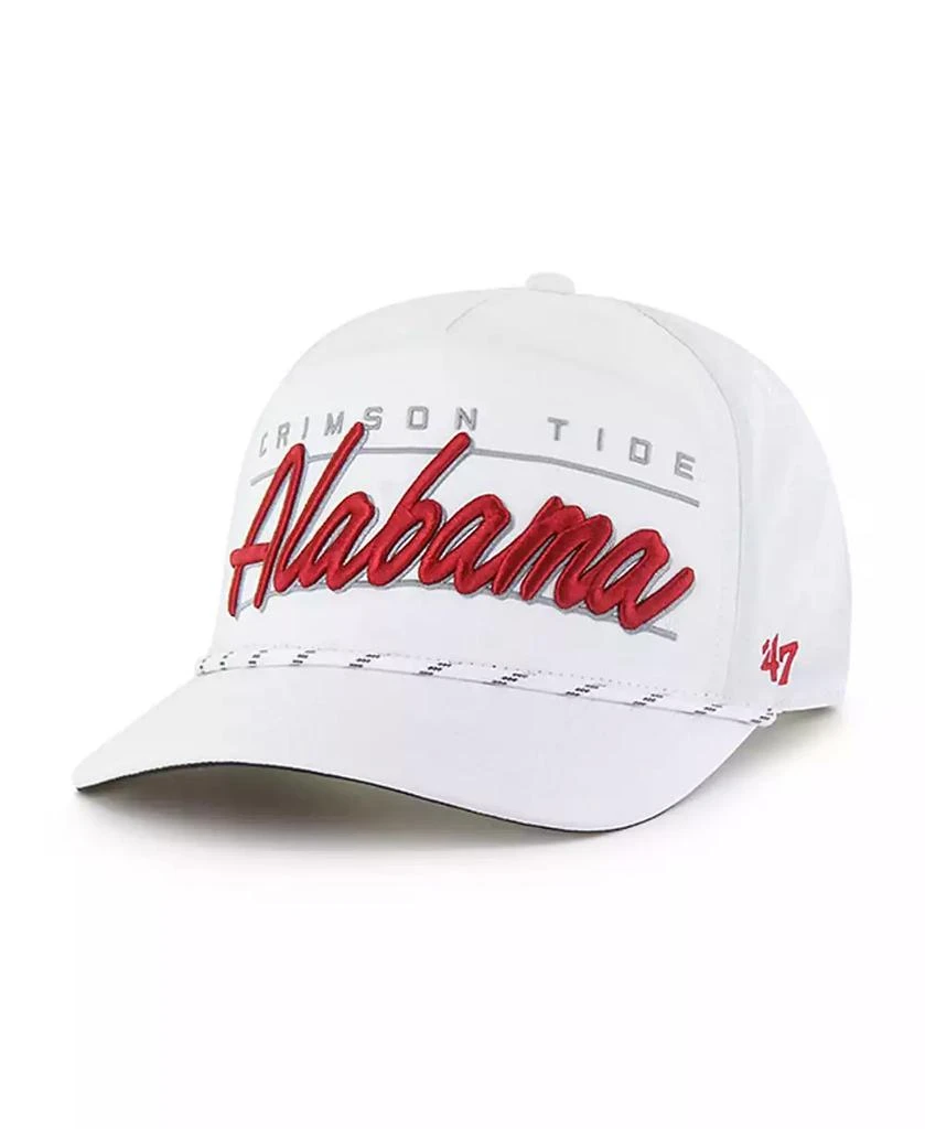 47 Brand Men's White Alabama Crimson Tide Condor Hitch Brrr Adjustable Hat 1
