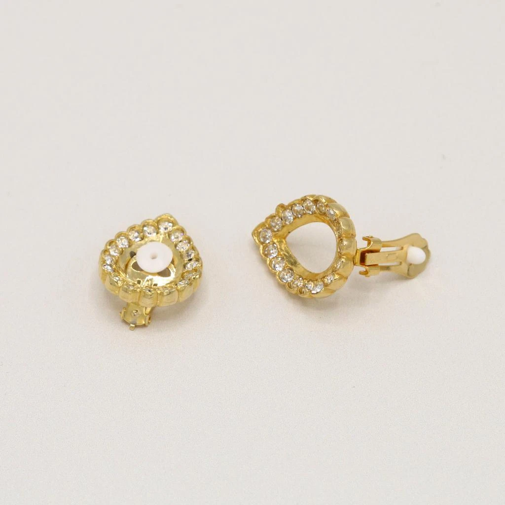 Orelia Vintage Vintage Open Drop Crystal Clip On Earring 2