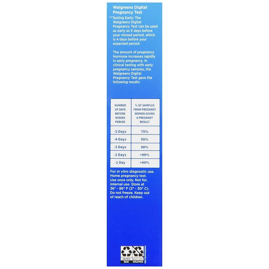 Walgreens Digital Pregnancy Test 3