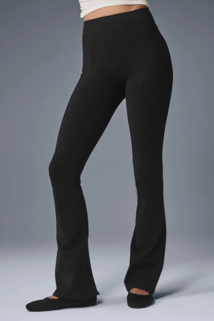 Alo Airbrush High-Waist Kick-Back Legging - Black 1
