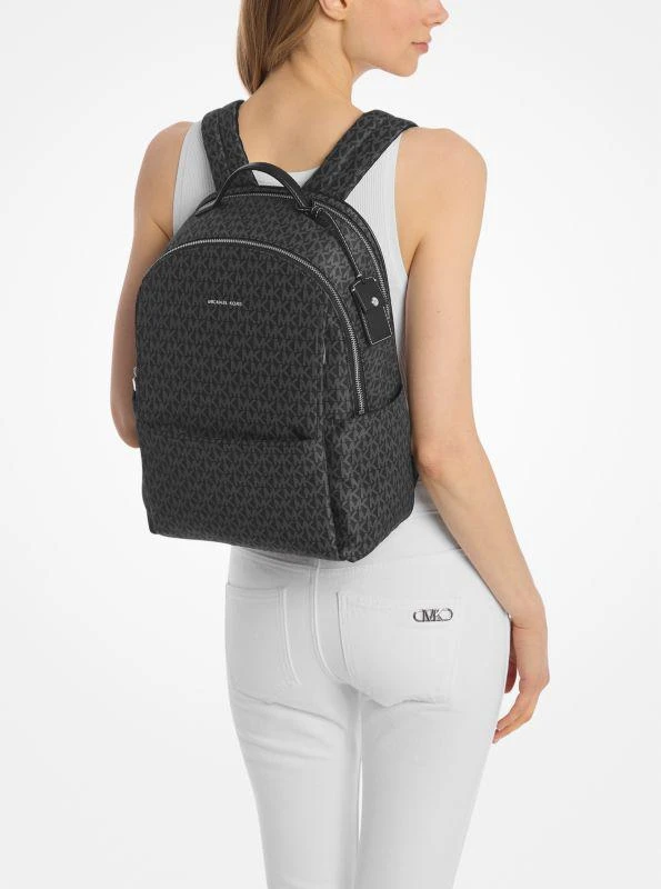 undefined Sable Large Printed Signature Logo Backpack 3