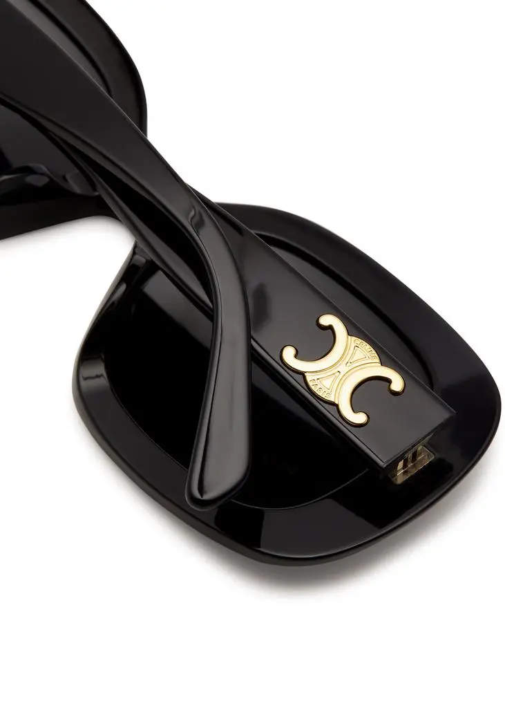 Celine Triomphe oversized oval-frame sunglasses 3